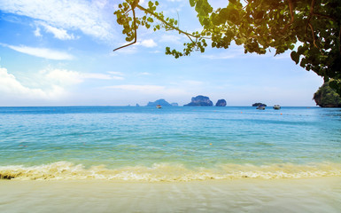 Krabi beach in Thailand