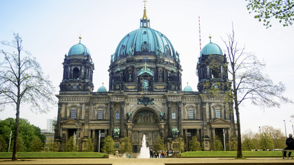 Fototapeta na wymiar BERLIN, GERMANY - CIRCA 2011: Berliner Dom (Berlin Cathedral)