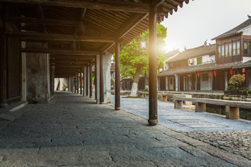 Ancient town,wuxi city,jiangsu province,china.