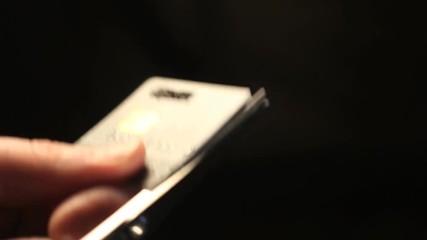 Credit card cut