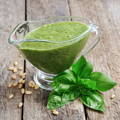Basil pesto sauce