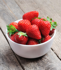 Ripe strawberries
