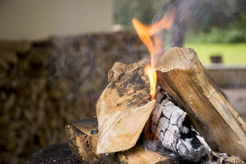 fire outdoors