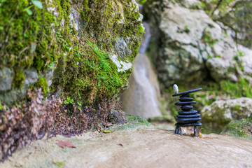 Zenstones at the waterfalls