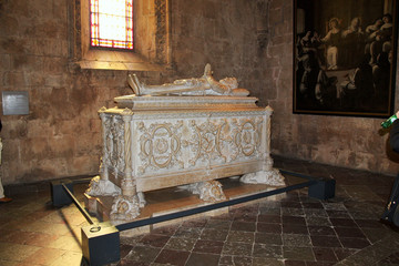 Lisbonne, tombe royale dans le couvent de Belém