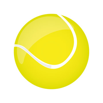 tennis ball icon image vector illustration design 