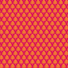 Seamless watercolor pattern: India