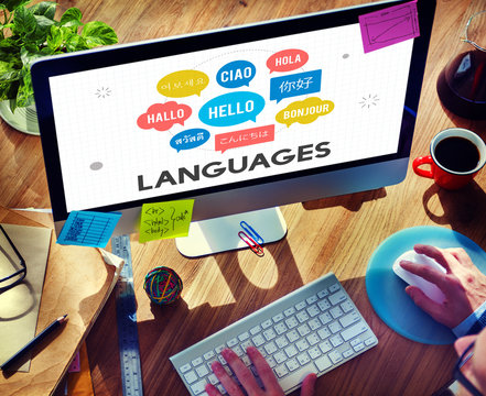 Multilingual Greetings Languages Concept