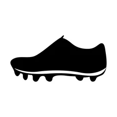 Foto op Plexiglas football cleats or boots icon image vector illustration design  © grgroup