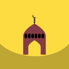 flat vector icon design collection ramadan festival