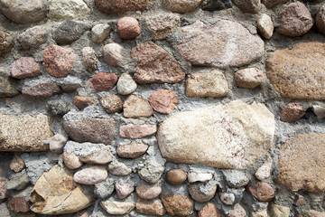 part of a stone wall