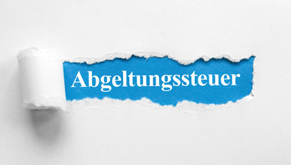 Abgeltungssteuer