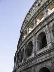 Obraz premium Roman coliseum facade