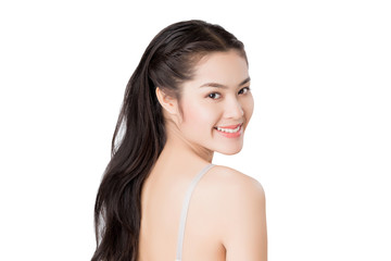 Young beauty Asian women with healthy skin care concept.