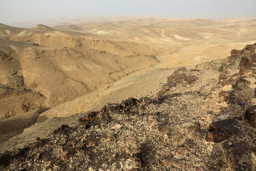 Judean desert. Neguev. Israël.