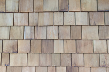 Wooden shingle background