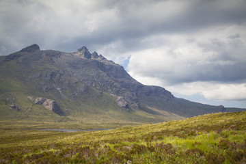 Blick auf die Cullin Berge, Isle of Skye, Schottland