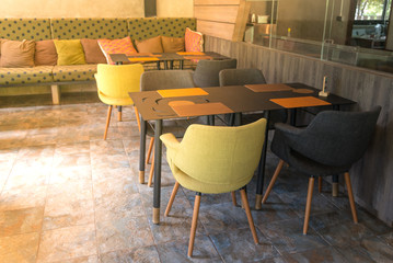 Classic styled restaurant interior