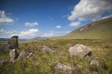 Fototapeta na wymiar Blick auf die Cullin Berge, Isle of Skye, Schottland