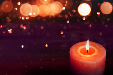 Candlelight for romantic moments