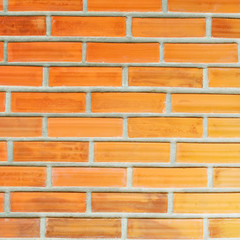 Red orange brick wall, pattern and background.