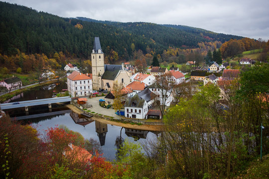 Rozemberg nad Vltavou, Czech Republic.