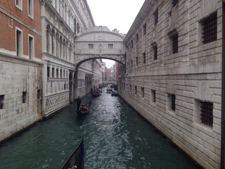 Fototapeta premium canal venice italy