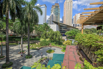 Greenbelt Shopping Mall at Makati in Metro Manila, Philippines