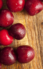 red ripe cherry