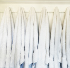 Fototapeta premium Fresh white towels.