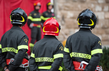 Italian firefighters