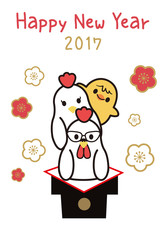 年賀状2017　酉年