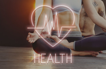 Fototapeta na wymiar Health Heartbeat Icon Symbol Concept