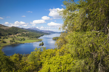 Loch Tummel gesehen von Queen's View - Perthshire Schottland