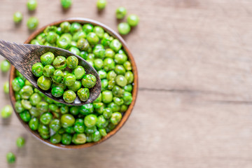 Peas, fried.