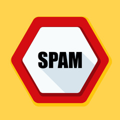 Spam hazard sign