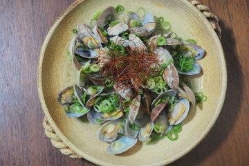 アサリの酒蒸し