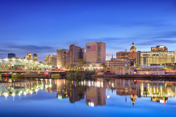 Fototapeta na wymiar Newark, New Jersey Skyline