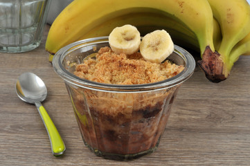 Crumble à la banane 