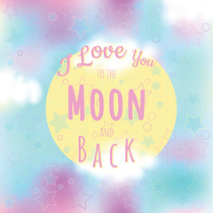 Valentine card modern romantic background