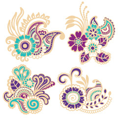 Mehndi design. Patterns.