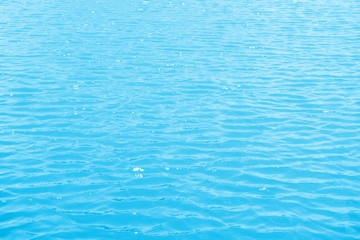 River / Abstract blur background of river. Blue tone.