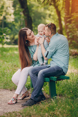 Family on a walk