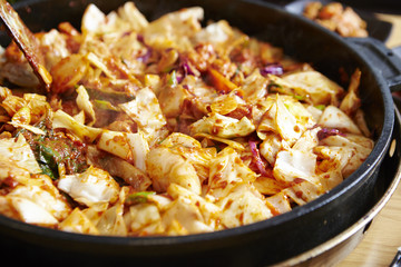 チキンの鉄板焼き