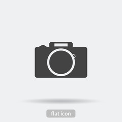 Camera icon, Black vector is type EPS10