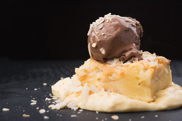 ice chocolate ball