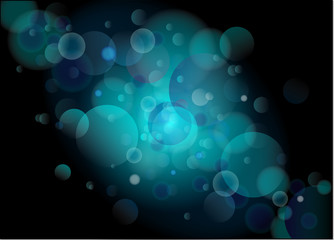 Abstract background Christmas light or snow neon blue 