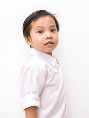 little smart asian boy