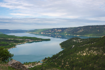 Fototapeta na wymiar Lac de Sainte-Croix