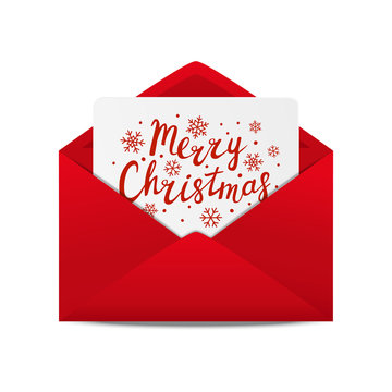 Holiday letter with Christmas greeting card